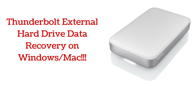 recover deleted files from Thunderbolt Hard Drive