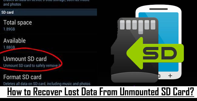 How to Recover Lost Data From Unmounted SD Card?