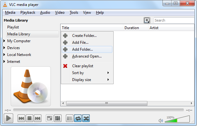 add input files/folders