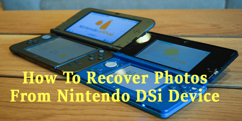 Recover Photos From Nintendo DSi Device