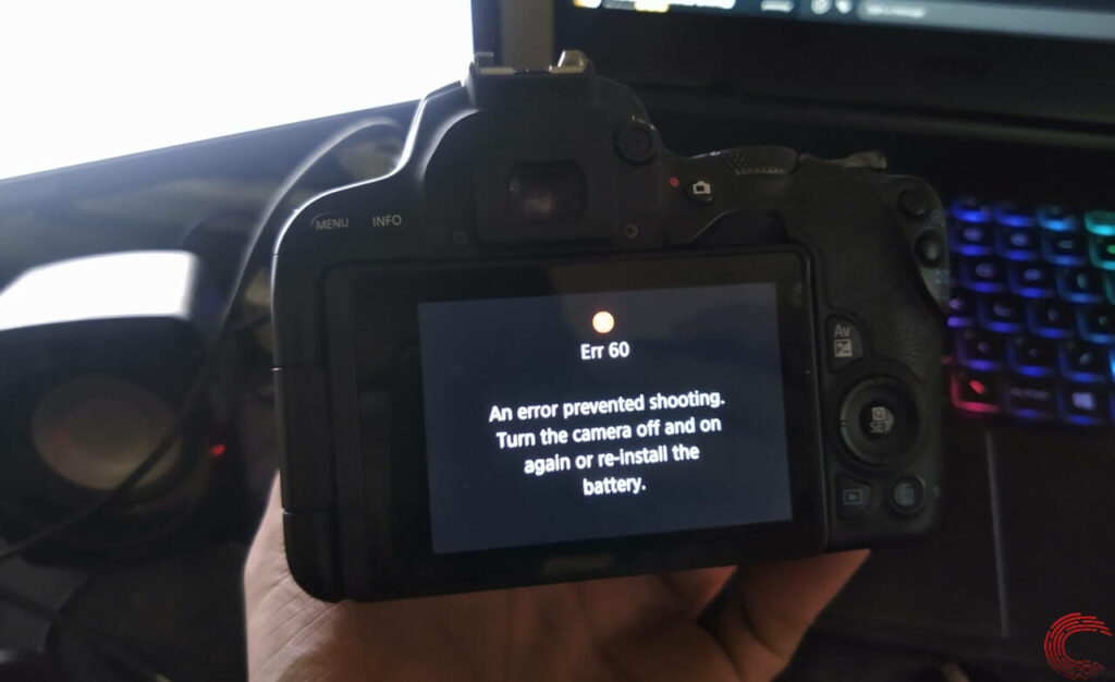 canon camera error codes