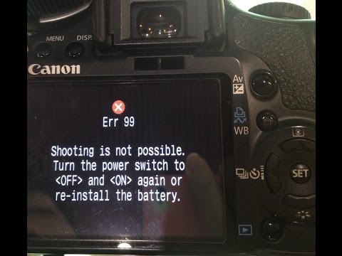 canon camera error codes