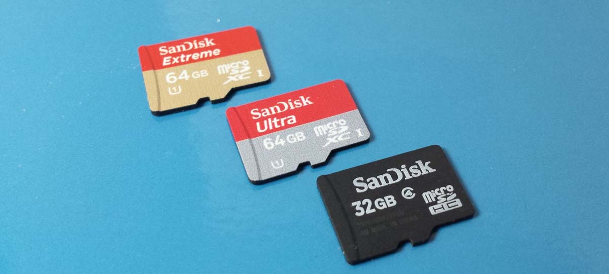 sd card types and storage capacity