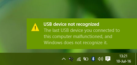 Fix Unknown USB Device Device Descriptor Request Failed In Windows 10