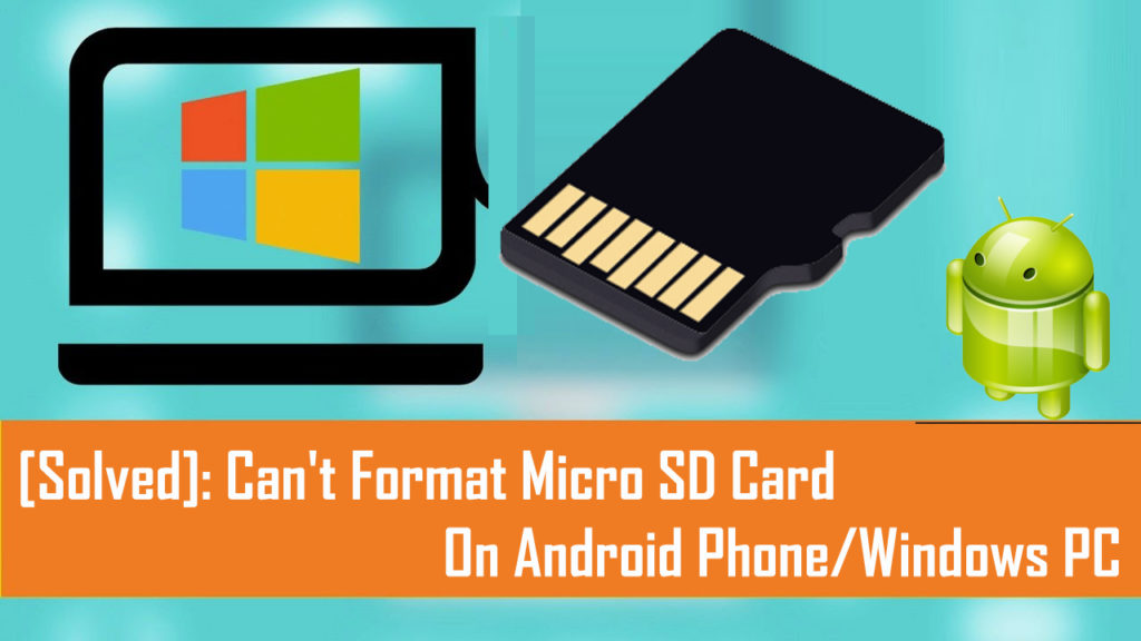 how to fix cannot format Micro SD card