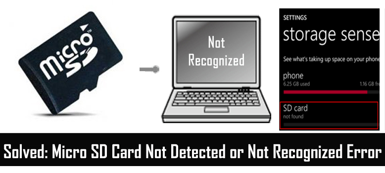 How to repair undetected or unrecognized micro sd card
