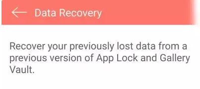 AppLock Photo Recovery