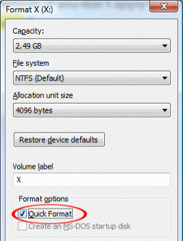 USB Drive Detected But Not Accessible