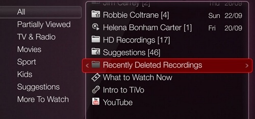 DirecTV DVR Recordings Recovery- Restore Deleted DVR Shows/Recordings On DirecTV