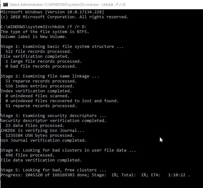 CHKDSK-Scan-for-RAW-Drive-Recovery