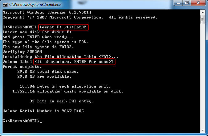 format-raw-to-fat32-cmd