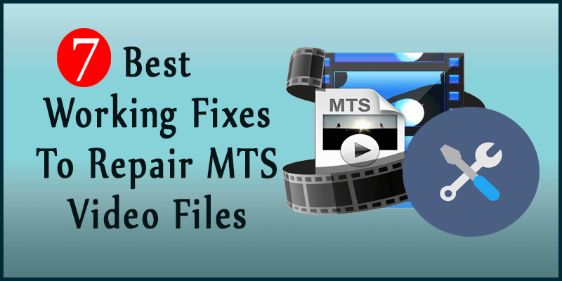 Repair MTS Video Files