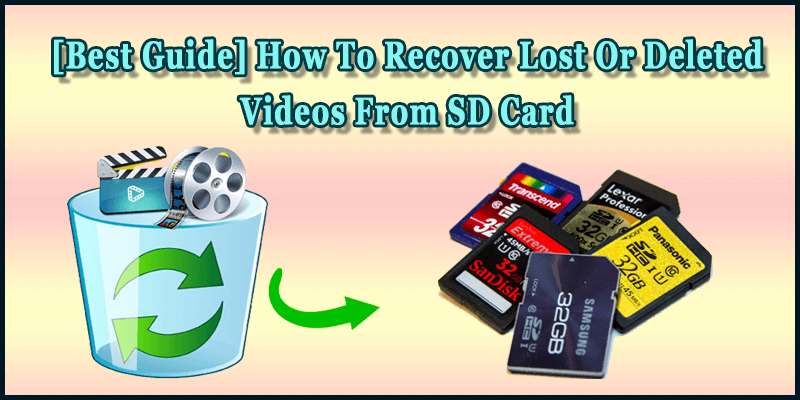 Recover Lost Or Deleted Videos From SD Card