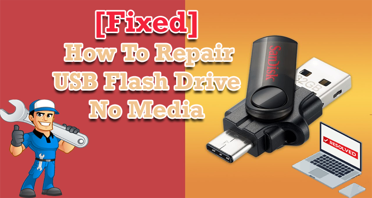 Fix USB Flash Drive No Media Error