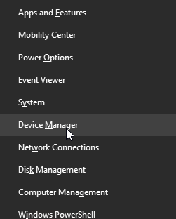 select Device Manager