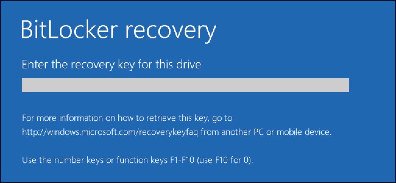 BitLocker Recovery