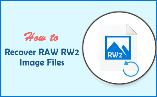 Recover RAW RW2 Image Files