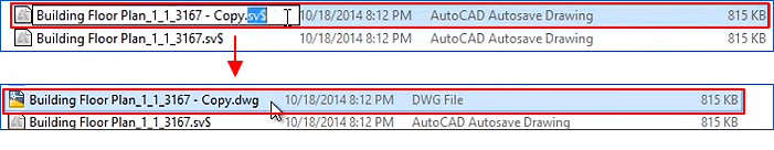 autocad file extensions