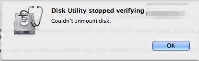 couldn't unmount disk mac OS