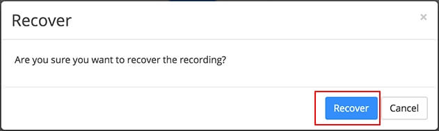 recover deleted zoom recordings