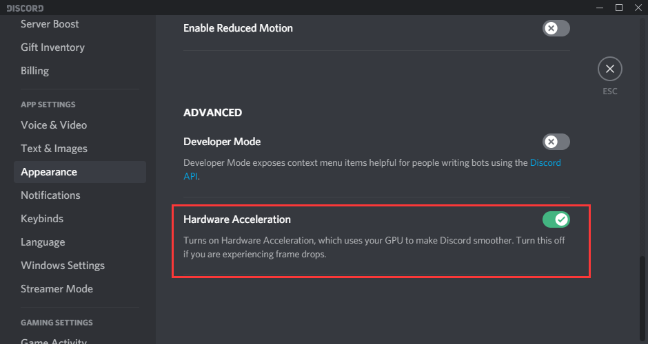 Hardware Acceleration
