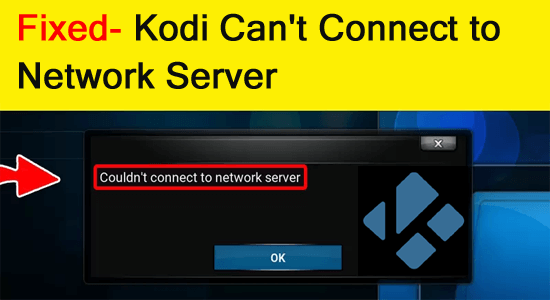 kodi can't connect to network server