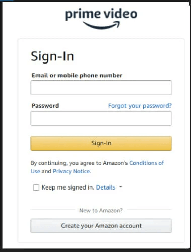 Amazon prime error code 5004