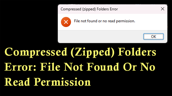 File Not Found or No Read Permission