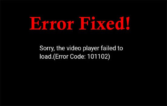 Sorry, the video player failed to load.(Error Code: 101102)